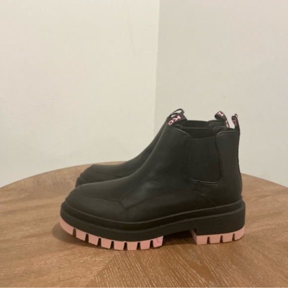 kg Kurt Geiger London Vegan Brown Tracker Chelsea Boots - Brown - Picture 6 of 8